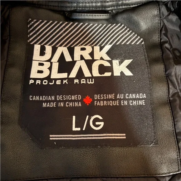 Men's Projek Raw classic Black Jacket - Picture 6 of 8